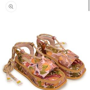 FarmRio Platform Sandals